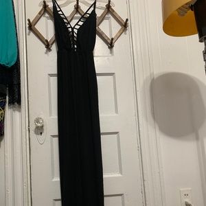 Black One Piece Wide Bottom Pants By Poetry